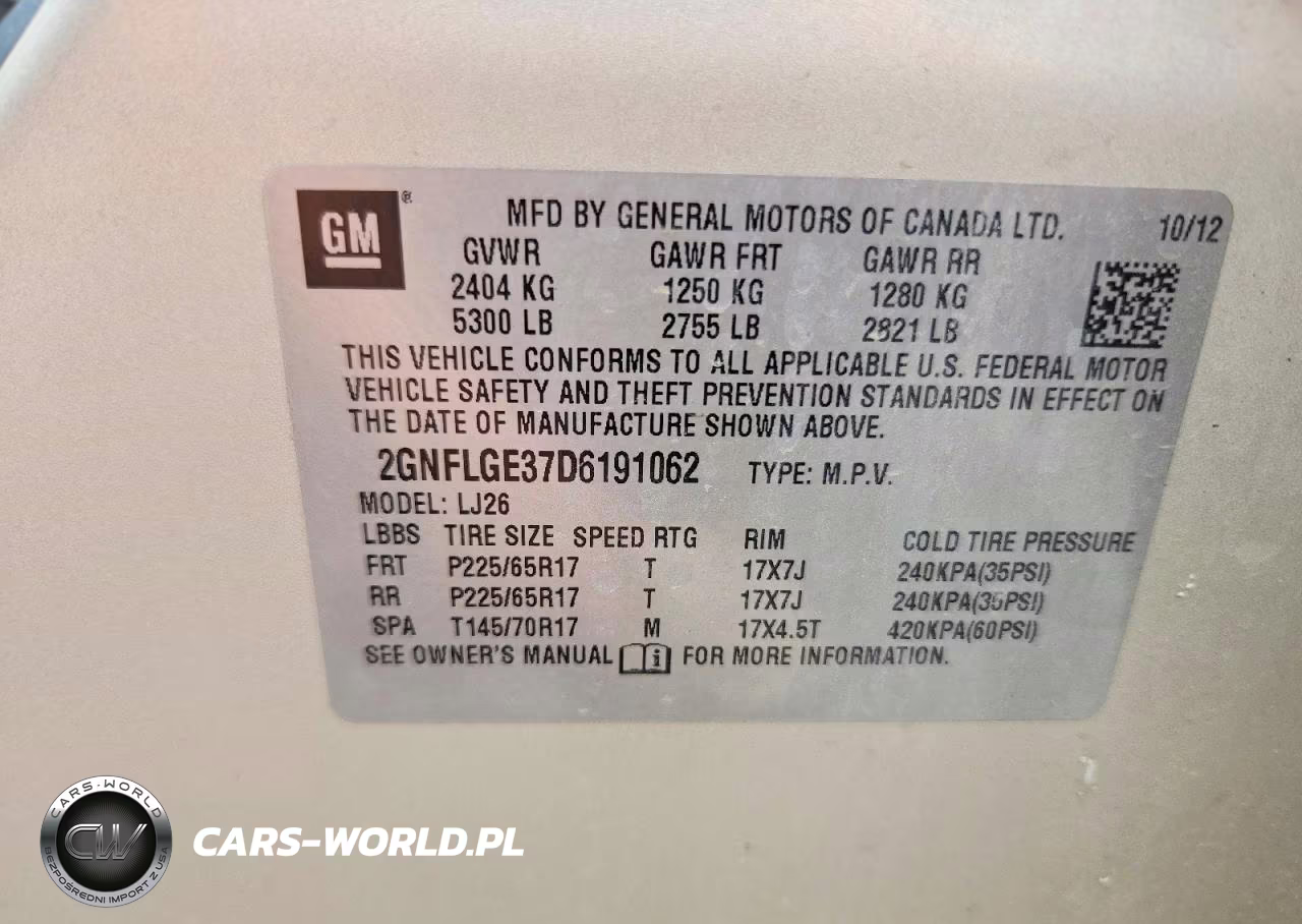 2013 Chevrolet Equinox Ltz VIN:2GNFLGE37D6191062 - 13