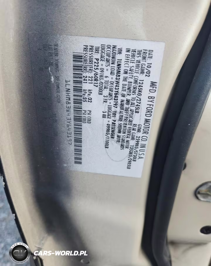 2003 Lincoln Town Car Cartier VIN:1LNHM83W43Y643197 - 12
