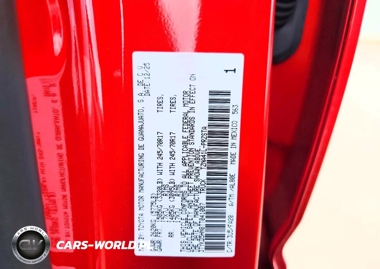 2026 Toyota Tacoma Sr VIN:3TYKD5HN8TT041007 - 12
