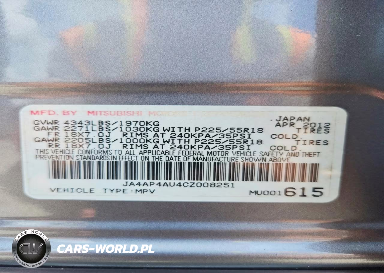 2012 Mitsubishi Outlander Sport Se VIN:JA4AP4AU4CZ008251 - 13