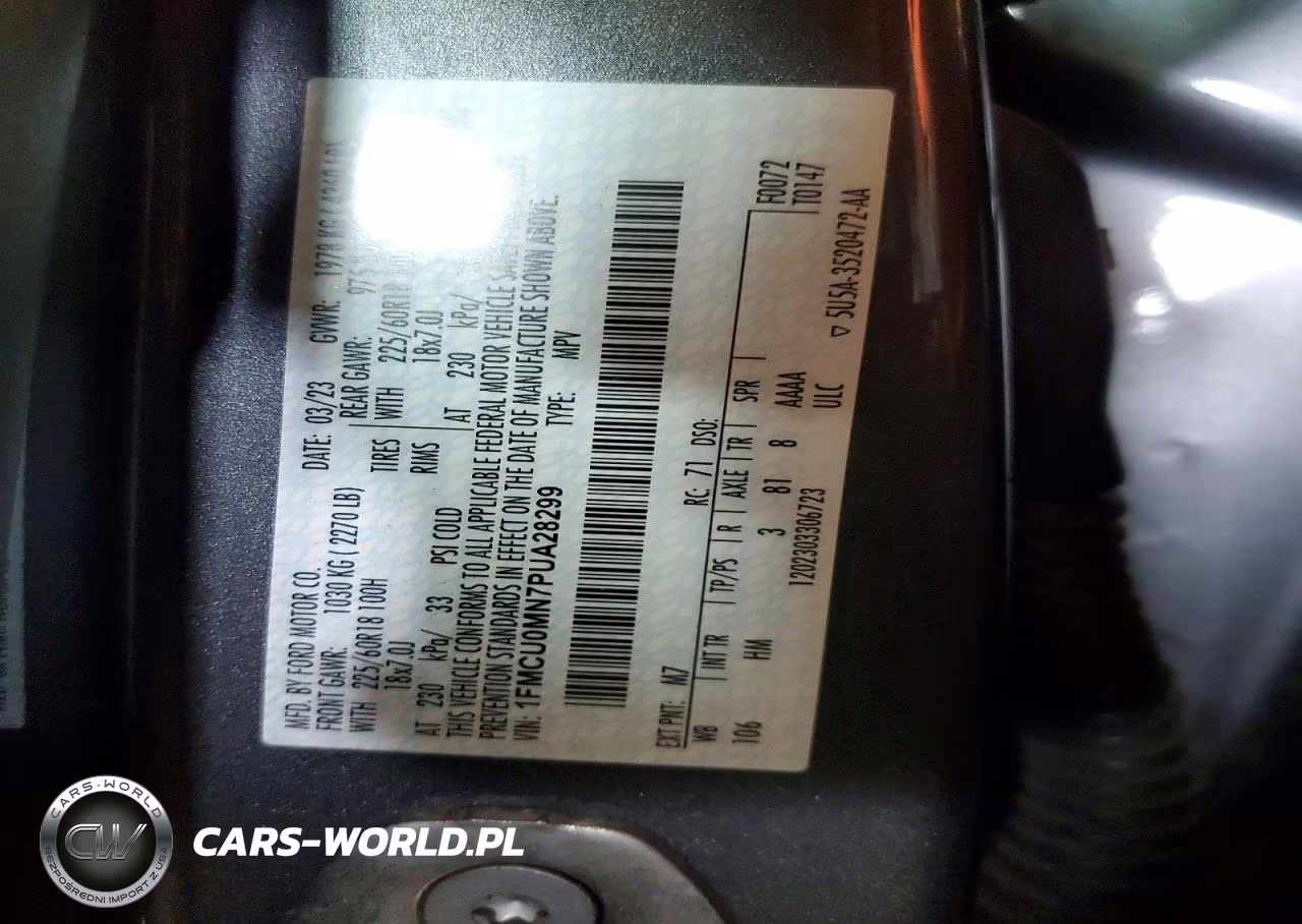 2023 Ford Escape St Line VIN:1FMCU0MN7PUA28299 - 14