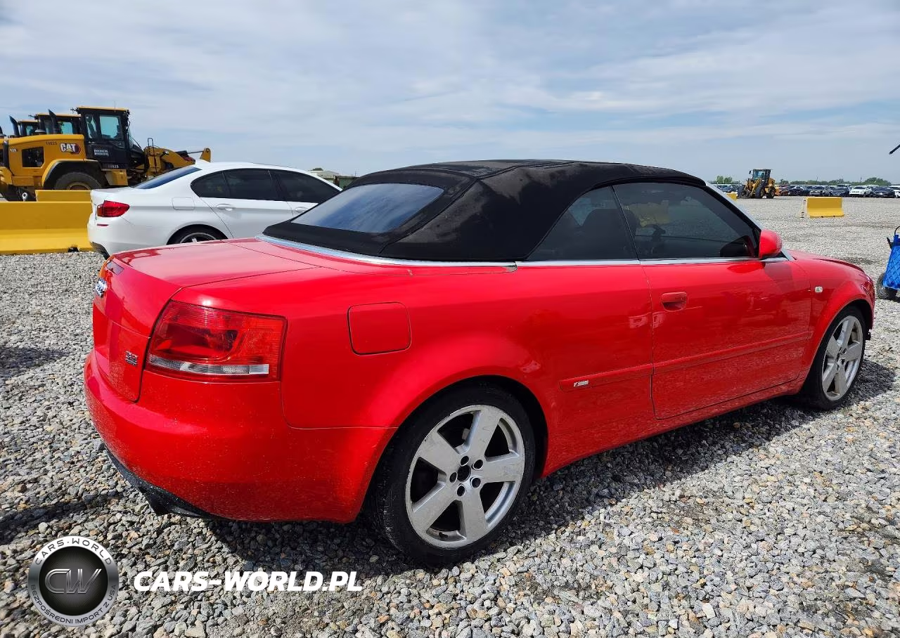 2007 Audi A4 S-Line 3.2 Cabriolet Quattro VIN:WAUEH48H47K014222 - 3