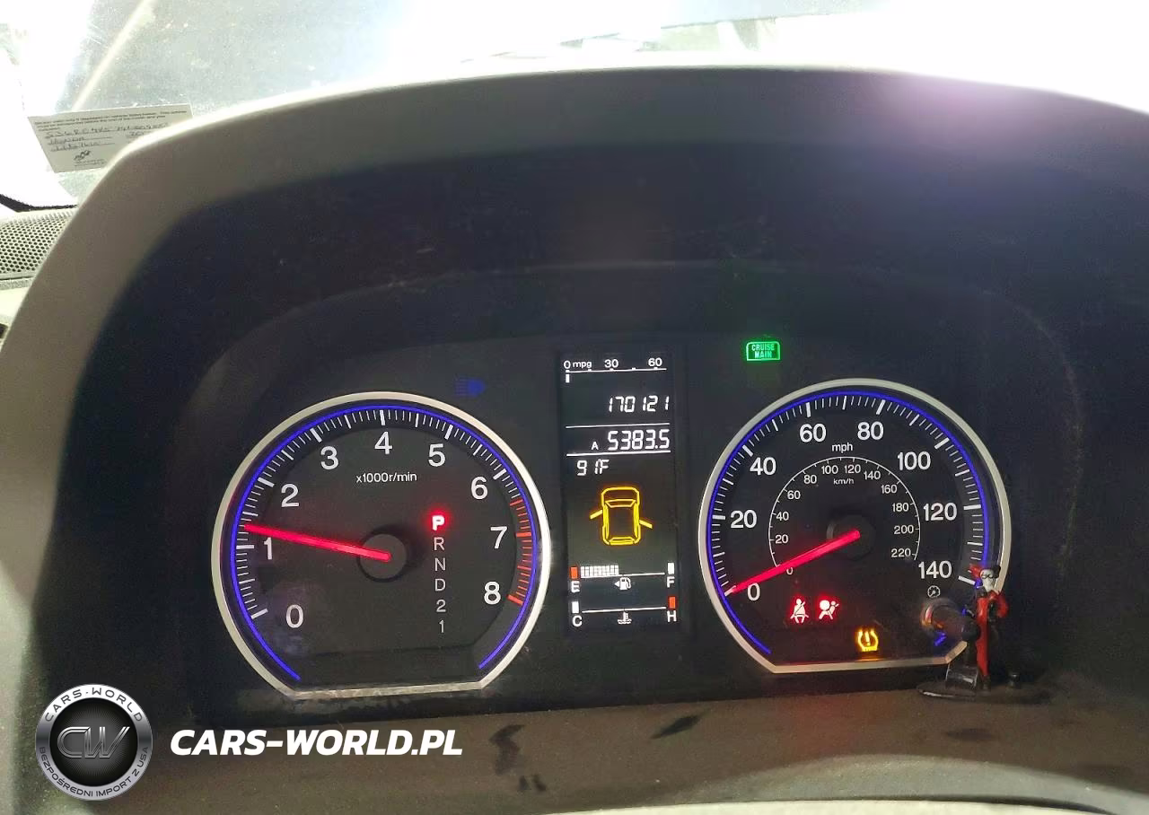 2009 Honda Crv Ex-L VIN:5J6RE48579L009882 - 9