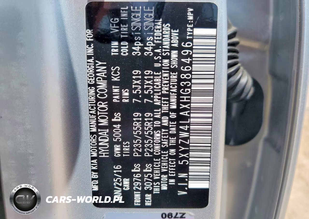2017 Hyundai Santa Fe Sport 2.0T Ultimate VIN:5XYZW4LAXHG386496 - 12