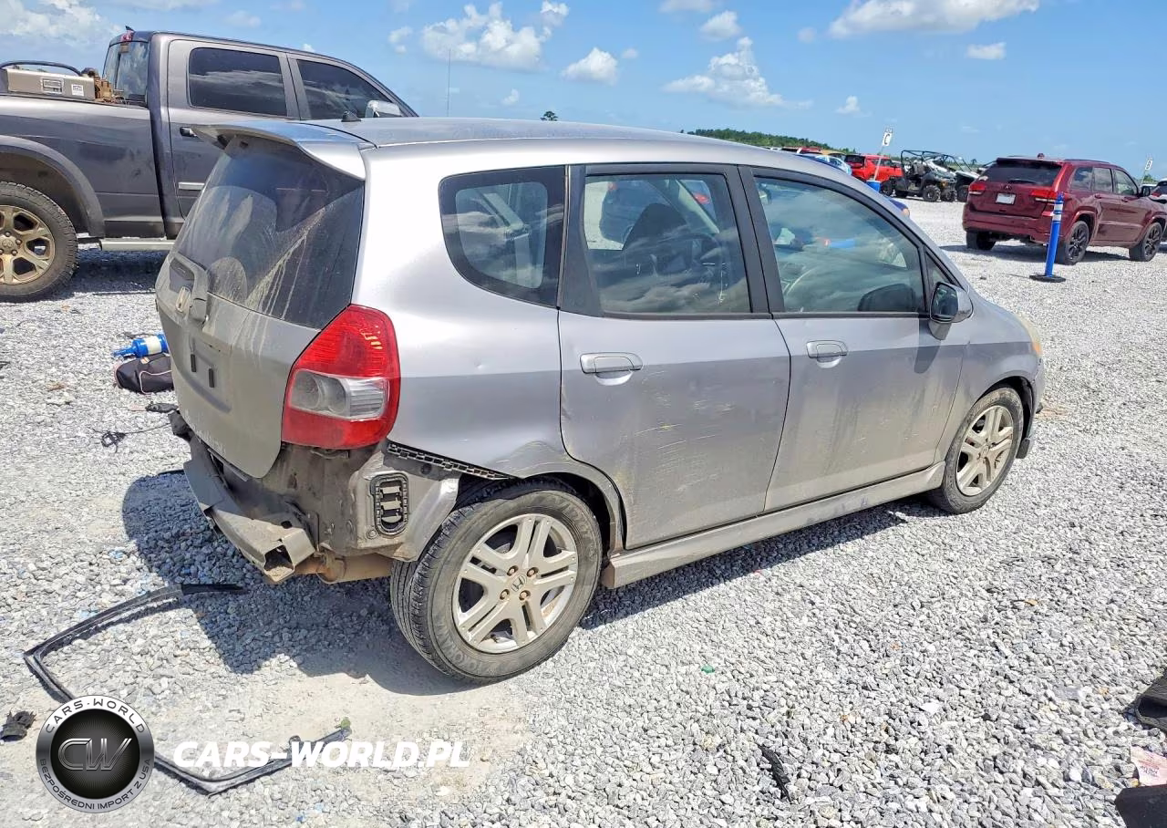 2007 Honda Fit S VIN:JHMGD38687S016263 - 3
