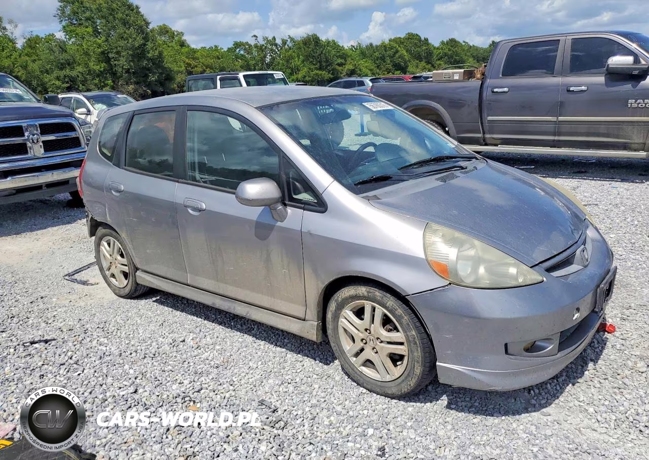 2007 Honda Fit S VIN:JHMGD38687S016263 - 4
