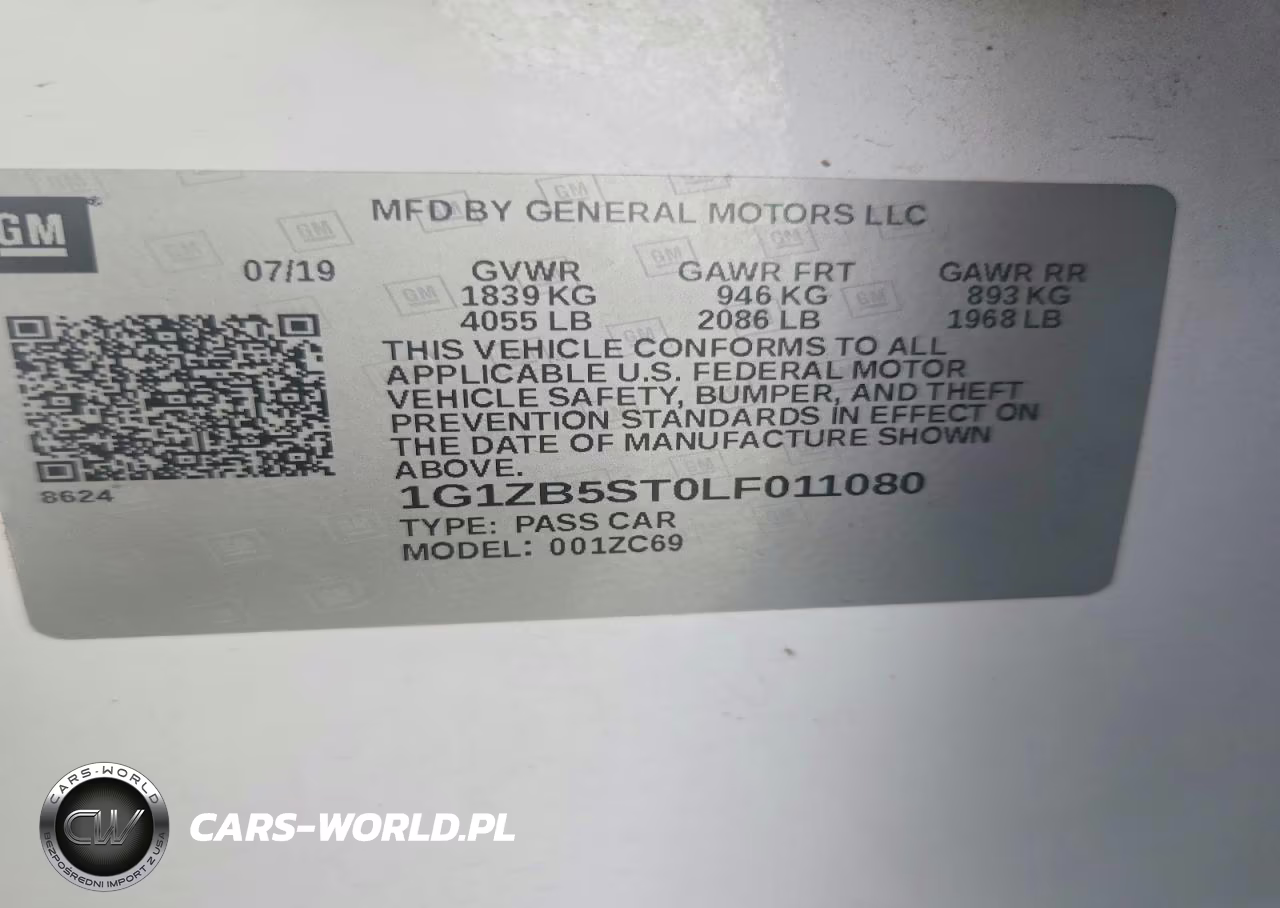 2020 Chevrolet Malibu VIN:1G1ZB5ST0LF011080 - 12