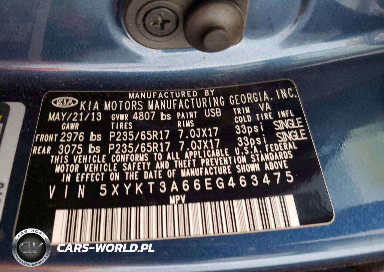 2014 Kia Sorento Lx VIN:5XYKT3A66EG463475 - 13