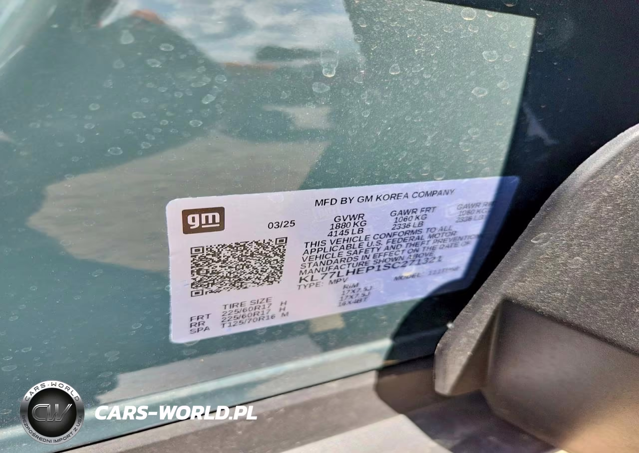 2025 Chevrolet Trax 1Lt VIN:KL77LHEP1SC271321 - 13