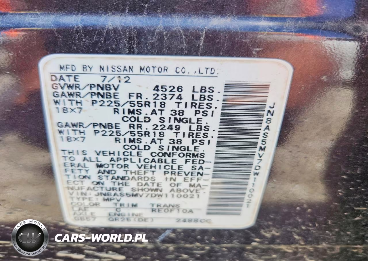 2013 Nissan Rogue S VIN:JN8AS5MV7DW110021 - 13