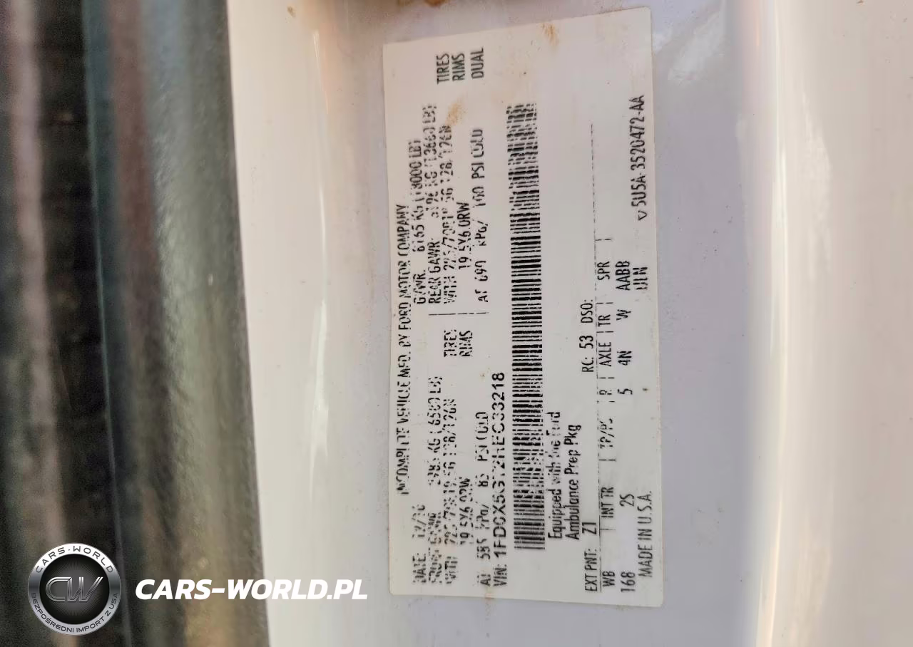 2017 Ford F550 Super Duty VIN:1FD0X5GT2HEC33218 - 12