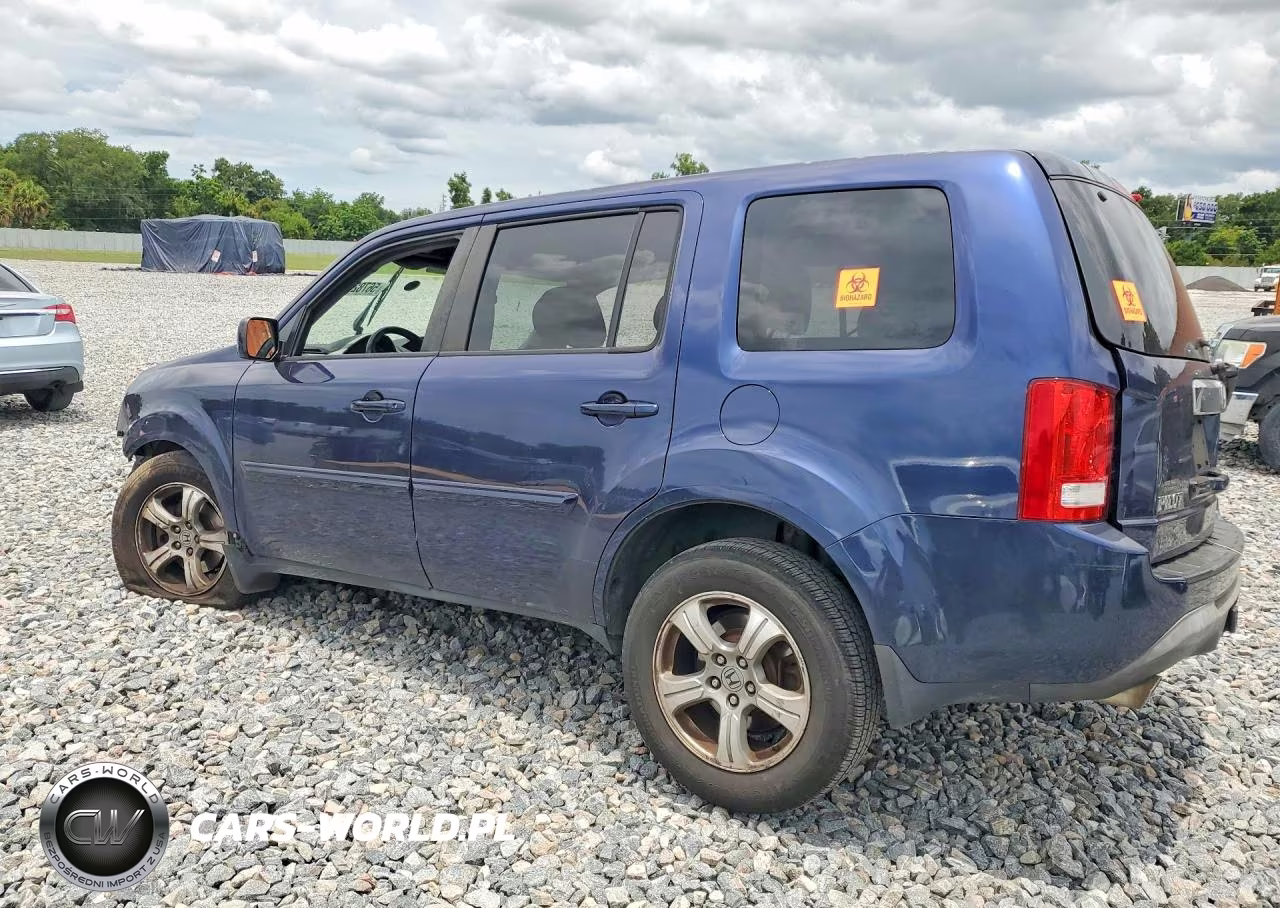 2013 Honda Pilot Ex VIN:5FNYF4H48DB079912 - 2