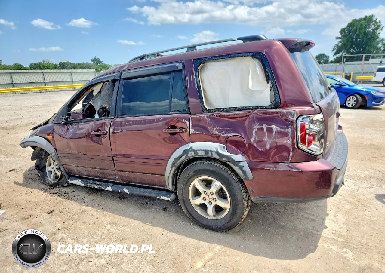 2007 Honda Pilot Exl VIN:5FNYF18797B021126 - 2