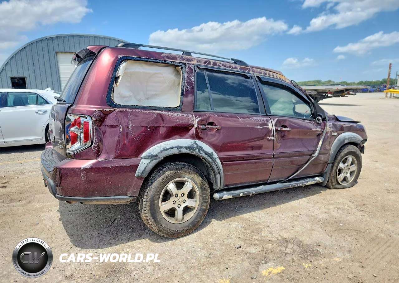 2007 Honda Pilot Exl VIN:5FNYF18797B021126 - 3