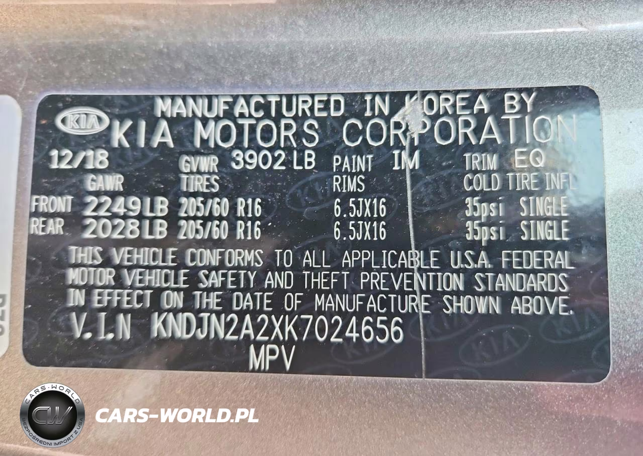2019 Kia Soul Base VIN:KNDJN2A2XK7024656 - 12