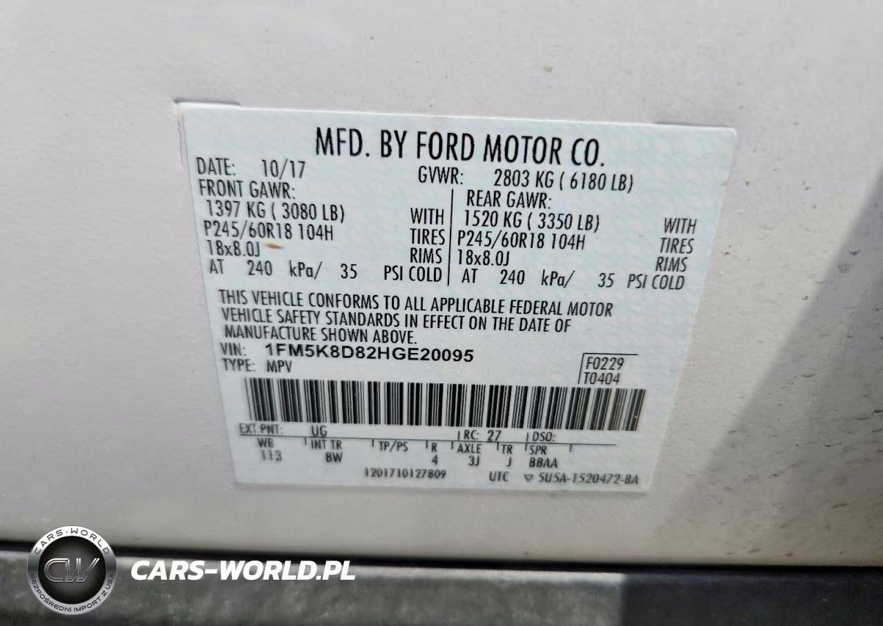 2017 Ford Explorer Xlt VIN:1FM5K8D82HGE20095 - 13