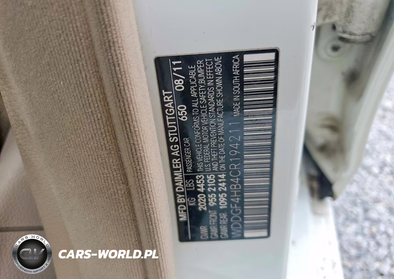 2012 Mercedes-Benz C 250 VIN:WDDGF4HB4CR194211 - 12