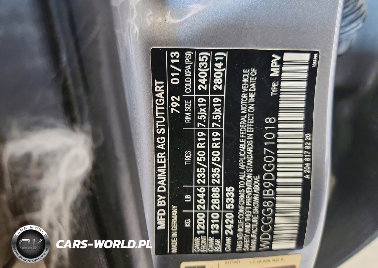 2013 Mercedes-Benz Glk 350 4Matic VIN:WDCGG8JB9DG071018 - 13