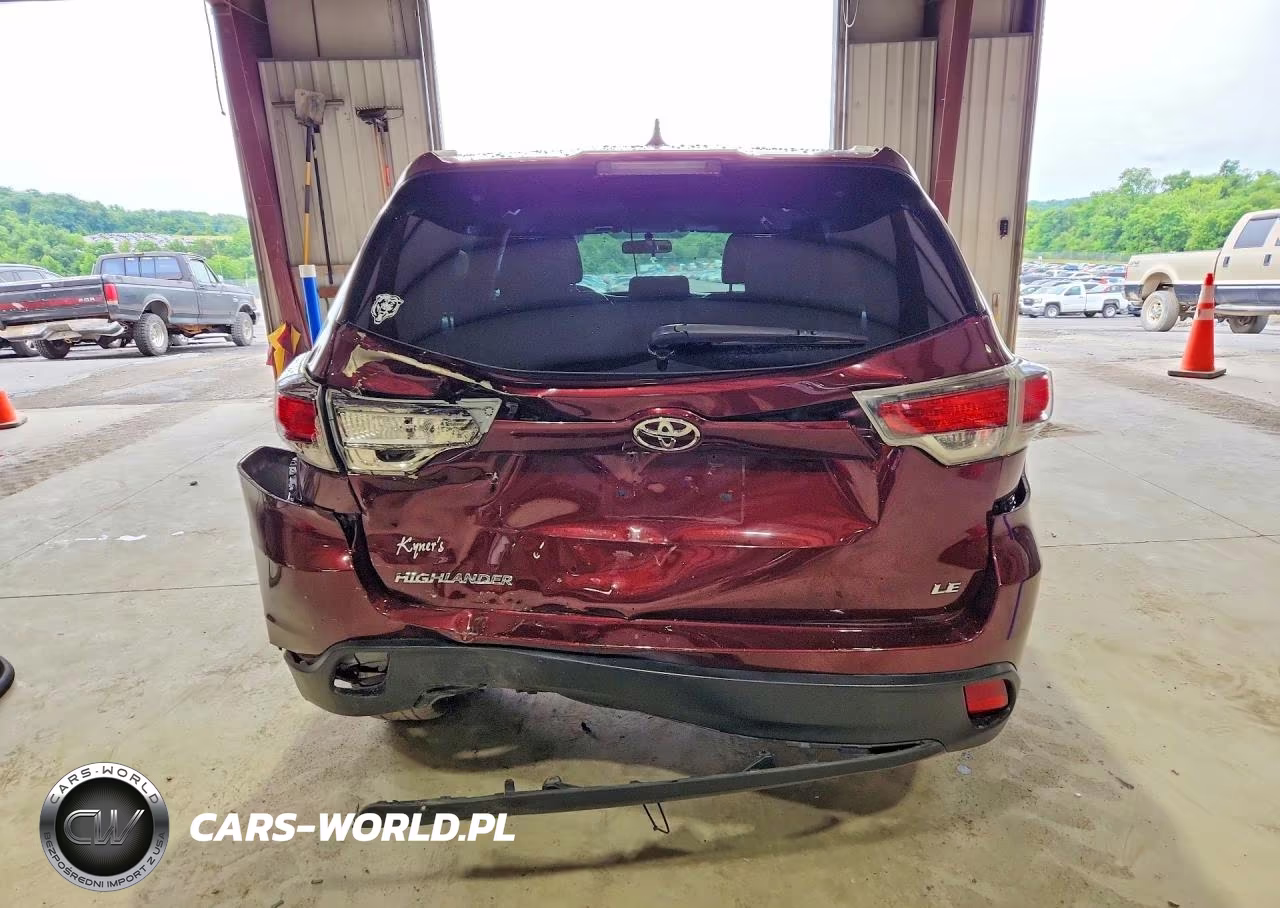 2015 Toyota Highlander Le Plus VIN:5TDZKRFH8FS077434 - 6