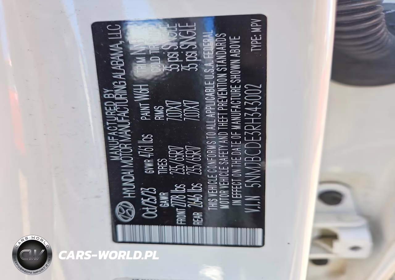2024 Hyundai Tucson Sel VIN:5NMJBCDE3RH343002 - 13
