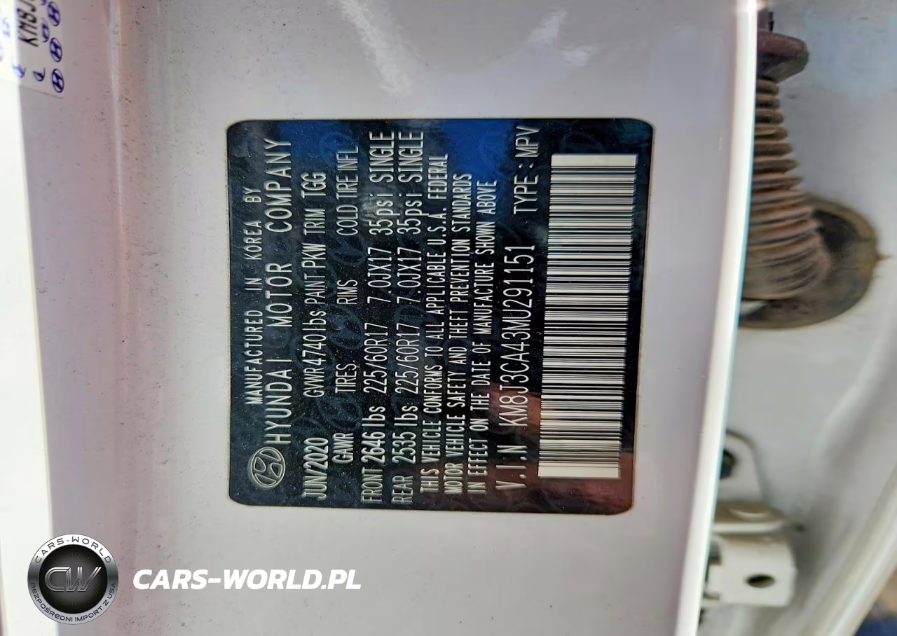 2021 Hyundai Tucson Value VIN:KM8J3CA43MU291151 - 14