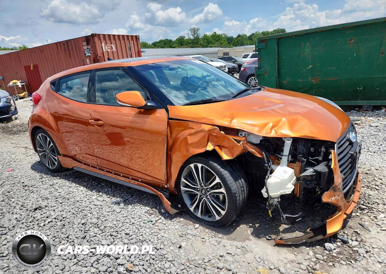 2016 Hyundai Veloster Turbo VIN:KMHTC6AE4GU296141 - 4