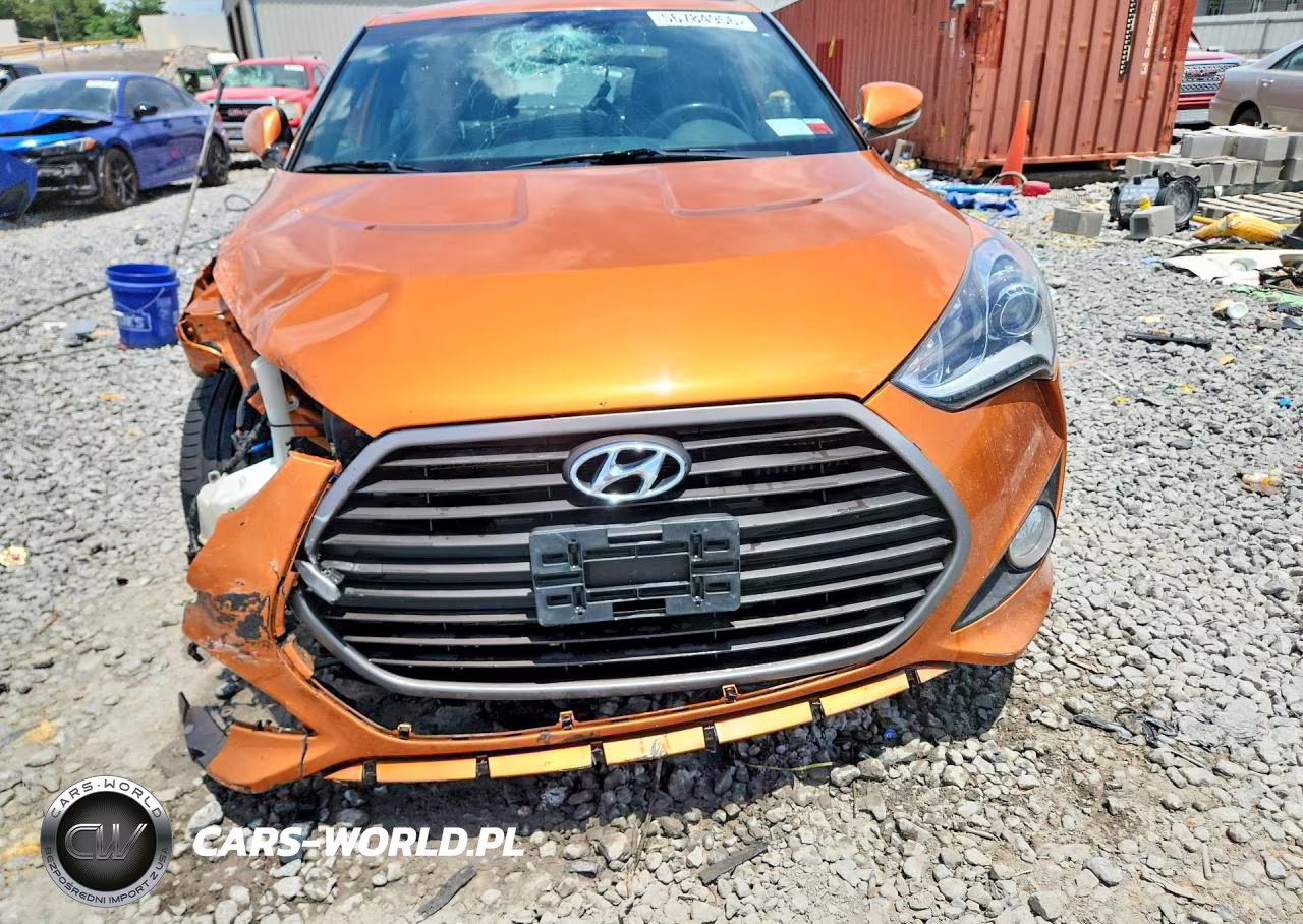 2016 Hyundai Veloster Turbo VIN:KMHTC6AE4GU296141 - 5