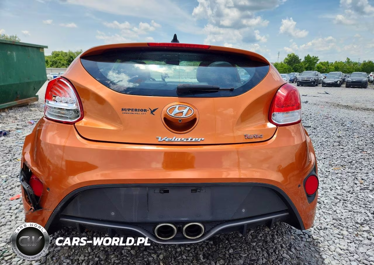 2016 Hyundai Veloster Turbo VIN:KMHTC6AE4GU296141 - 6