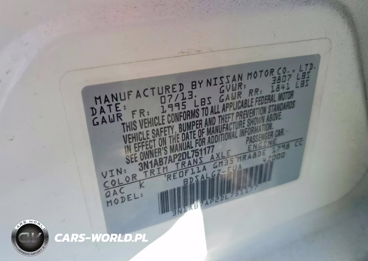 2013 Nissan Sentra S VIN:3N1AB7AP2DL751177 - 12