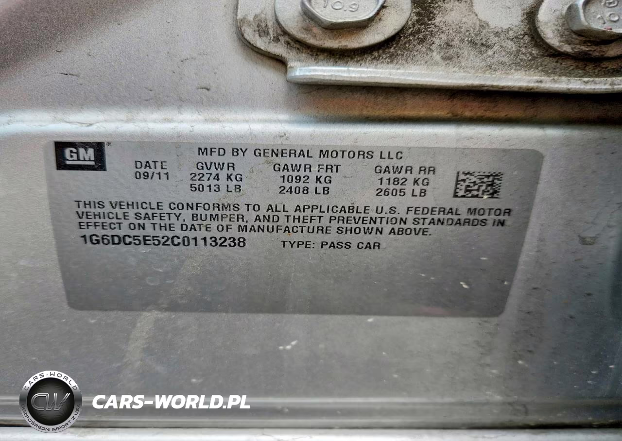 2012 Cadillac Cts VIN:1G6DC5E52C0113238 - 12