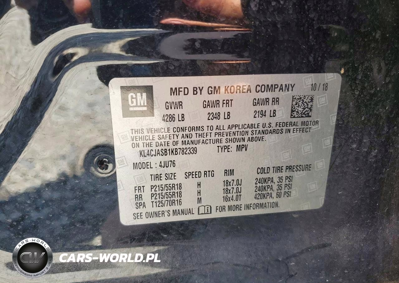 2019 Buick Encore Preferred VIN:KL4CJASB1KB782339 - 13