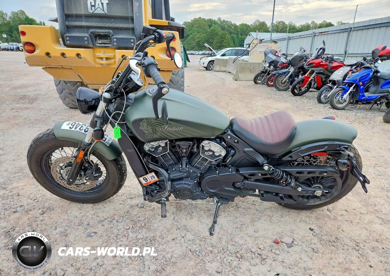 2021 Indian Motorcycle Co. Scout Bobber Twenty Abs VIN:56KMTG001M3166592 - 3