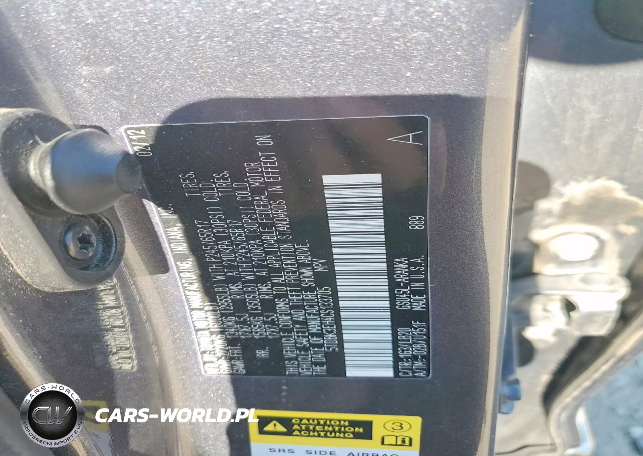 2012 Toyota Highlander Se VIN:5TDBK3EH4CS133705 - 13