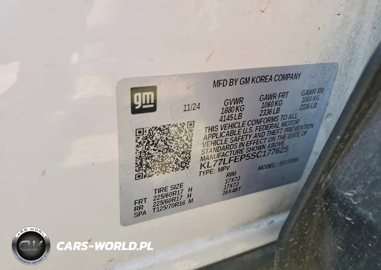 2025 Chevrolet Trax Ls VIN:KL77LFEP5SC177625 - 12