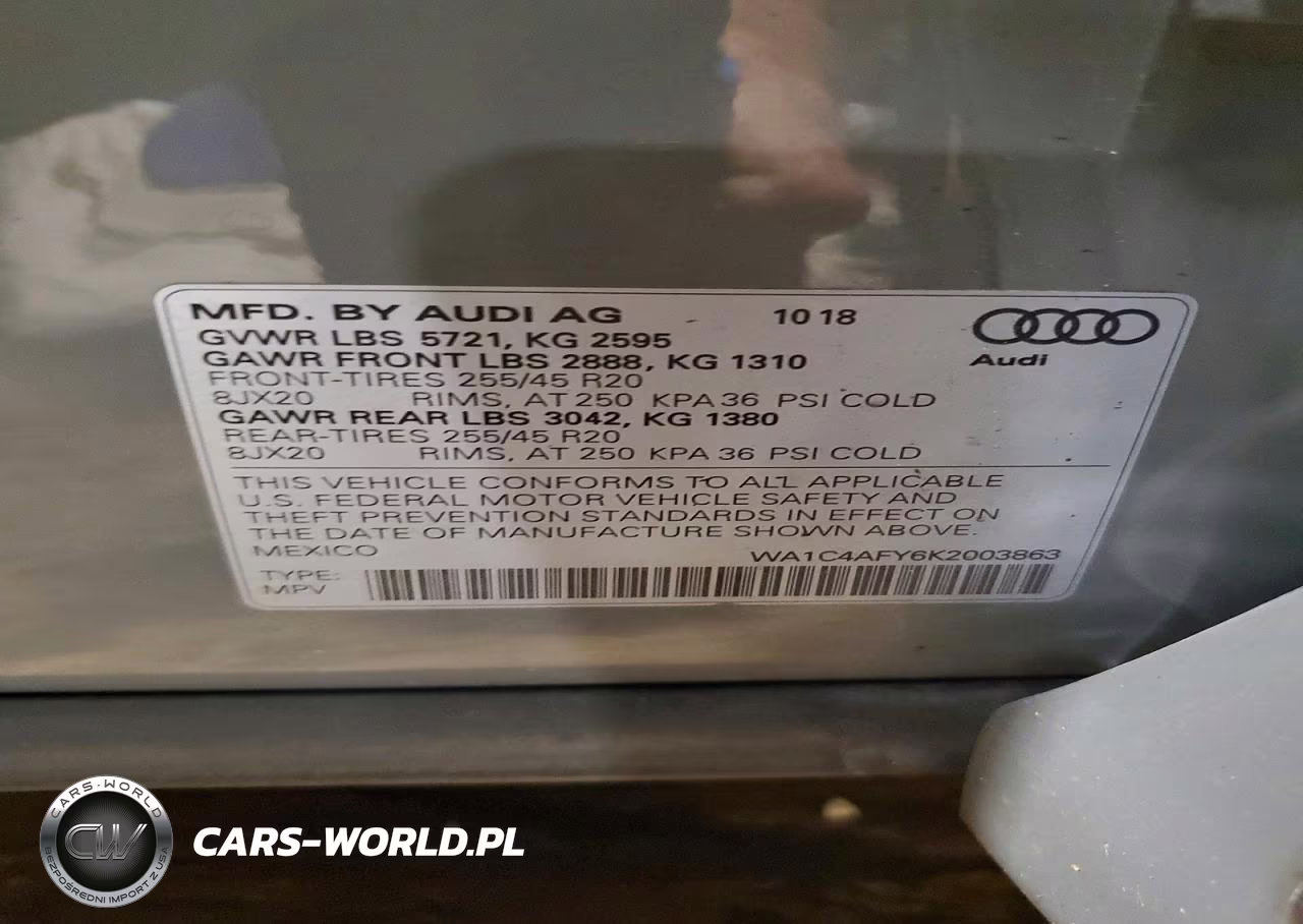 2019 Audi Sq5 Prestige VIN:WA1C4AFY6K2003863 - 14