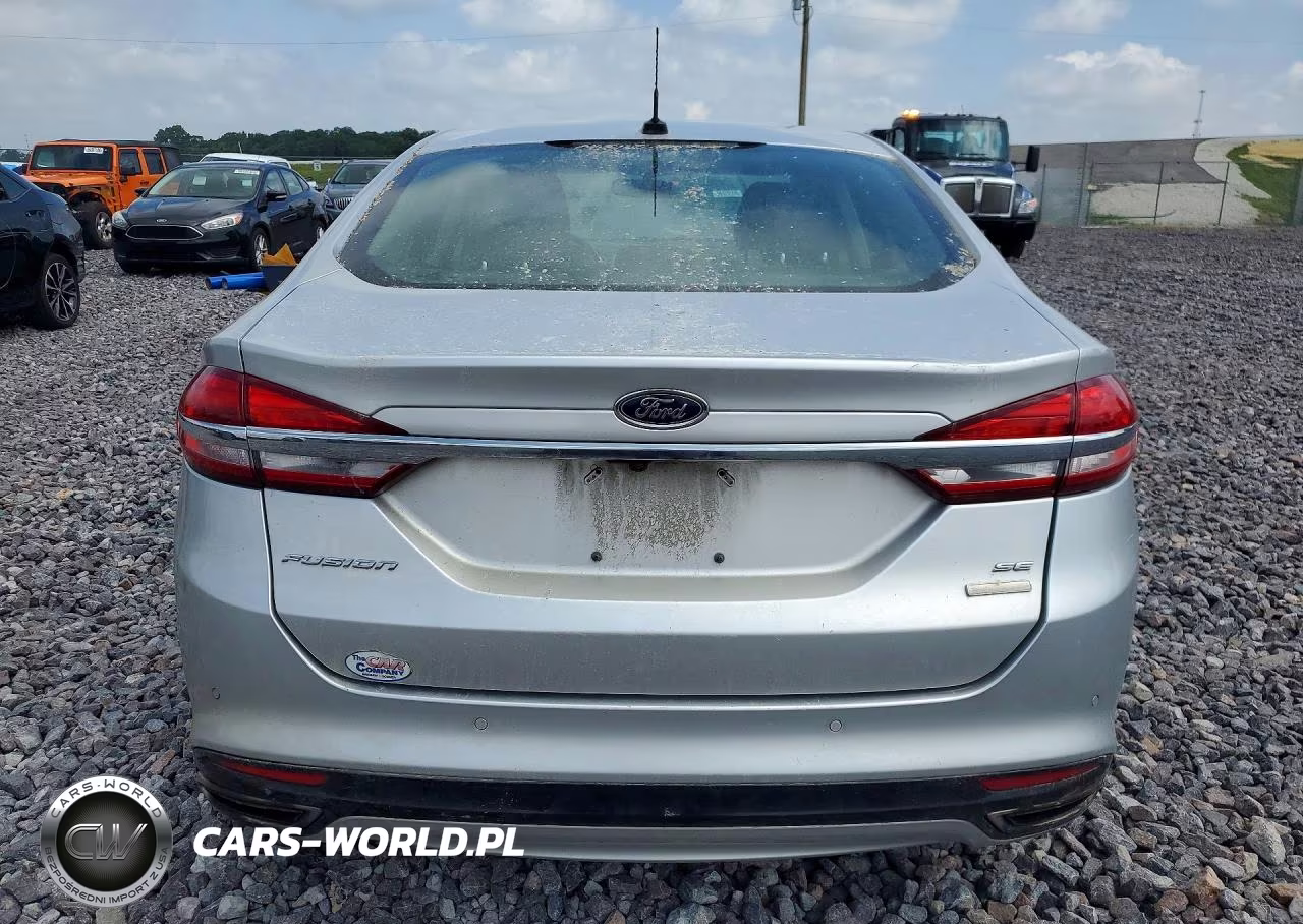 2017 Ford Fusion Se VIN:3FA6P0T97HR101389 - 6