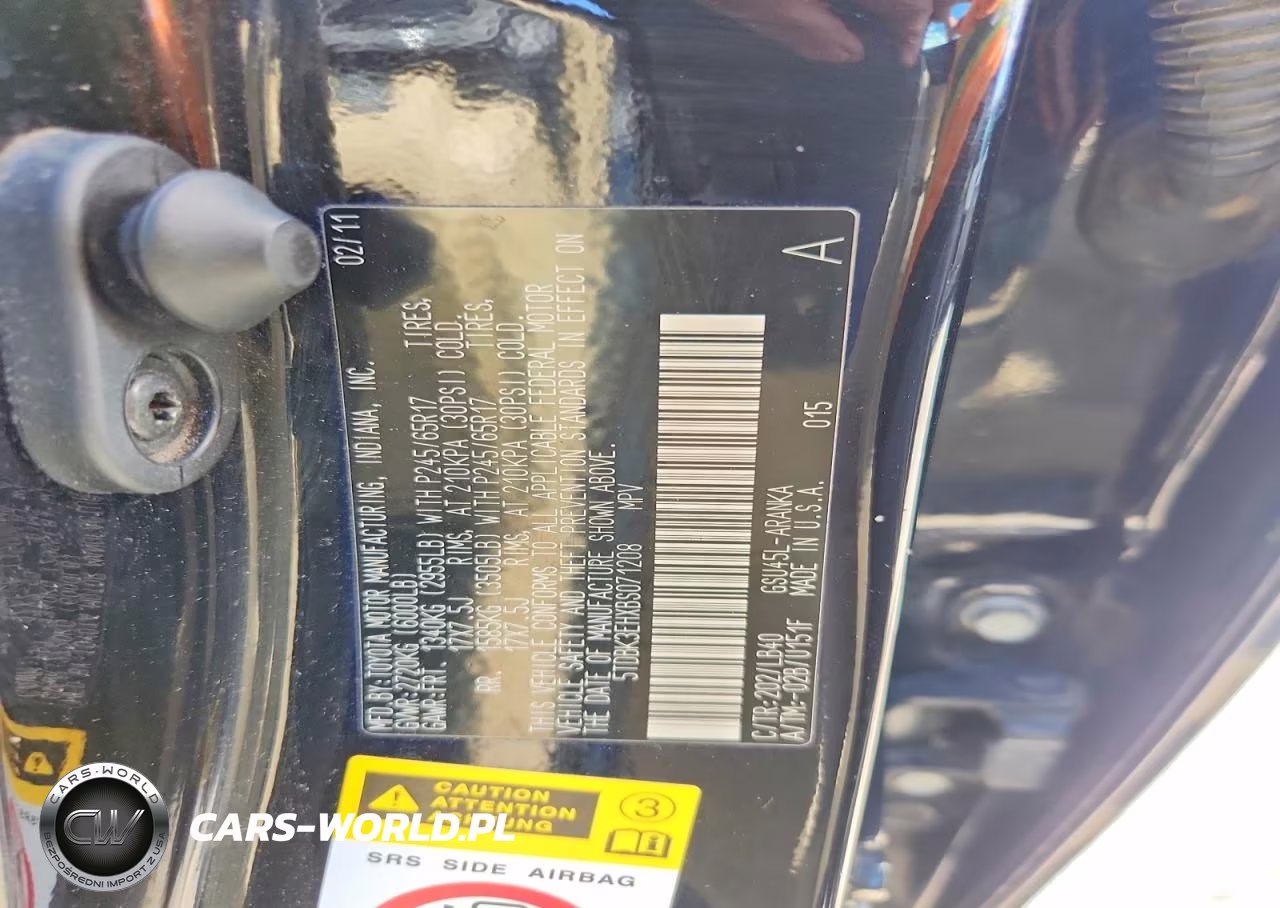 2011 Toyota Highlander Se VIN:5TDBK3EHXBS071208 - 13