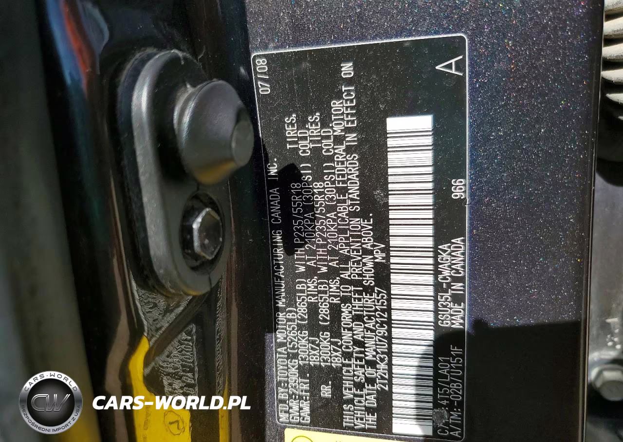 2009 Lexus Rx 350 VIN:2T2HK31U79C121557 - 13