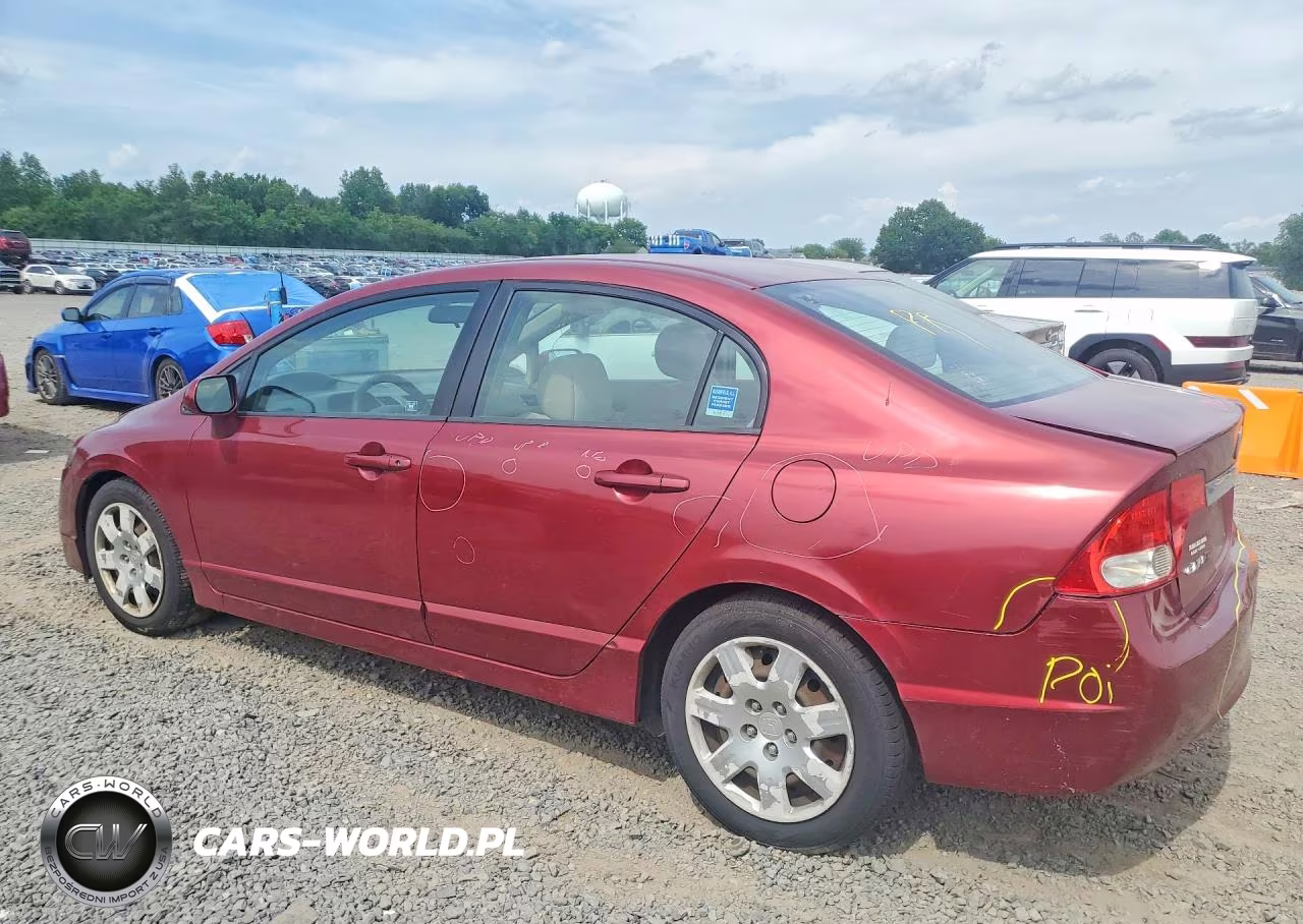 2010 Honda Civic Lx VIN:2HGFA1F59AH576278 - 2