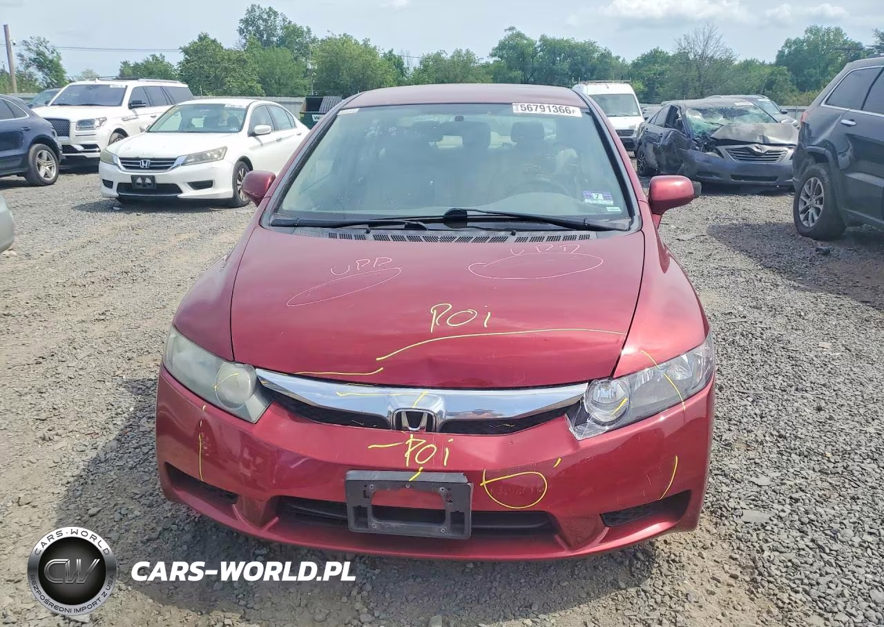 2010 Honda Civic Lx VIN:2HGFA1F59AH576278 - 5