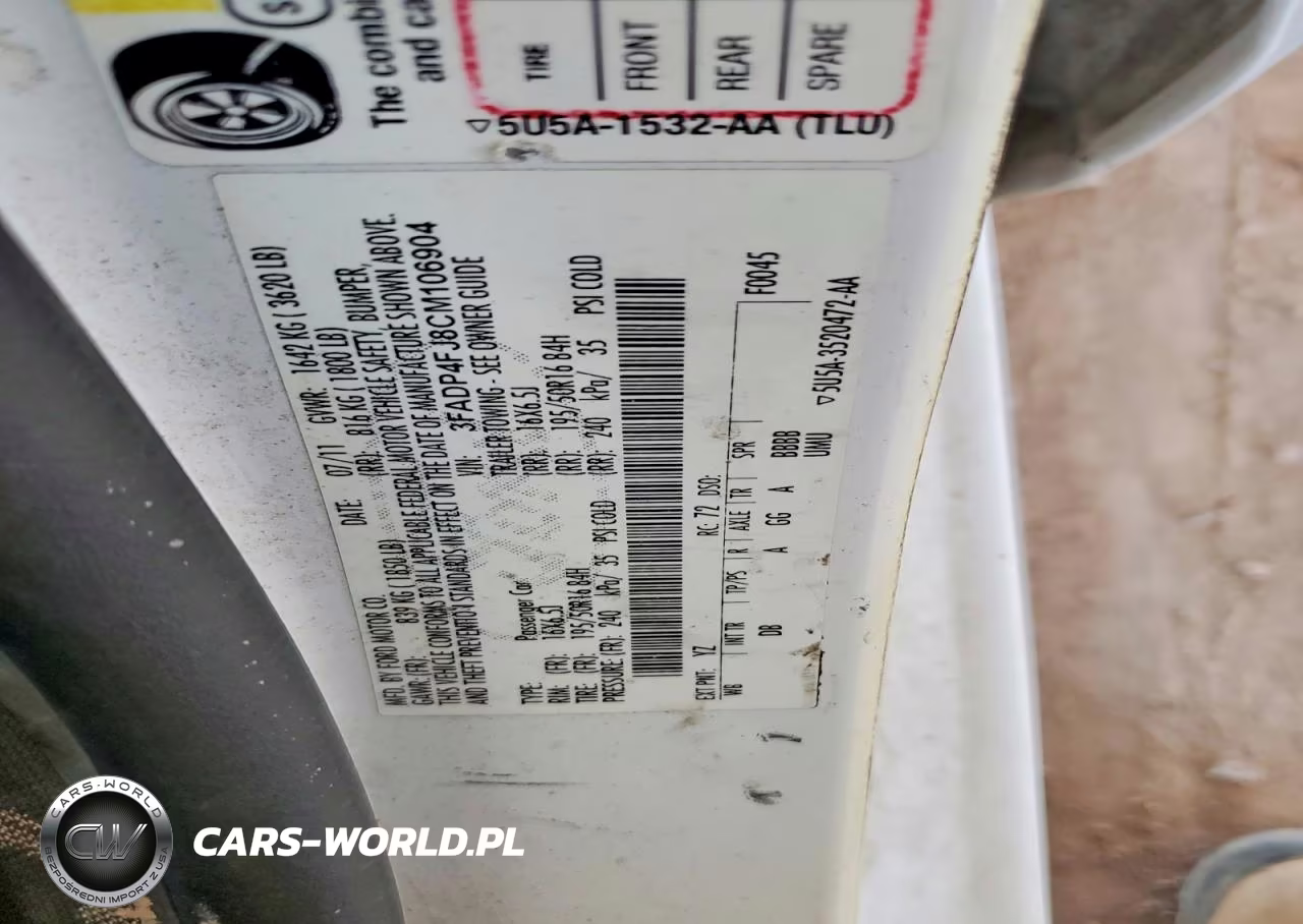 2012 Ford Fiesta Ses VIN:3FADP4FJ8CM106904 - 13