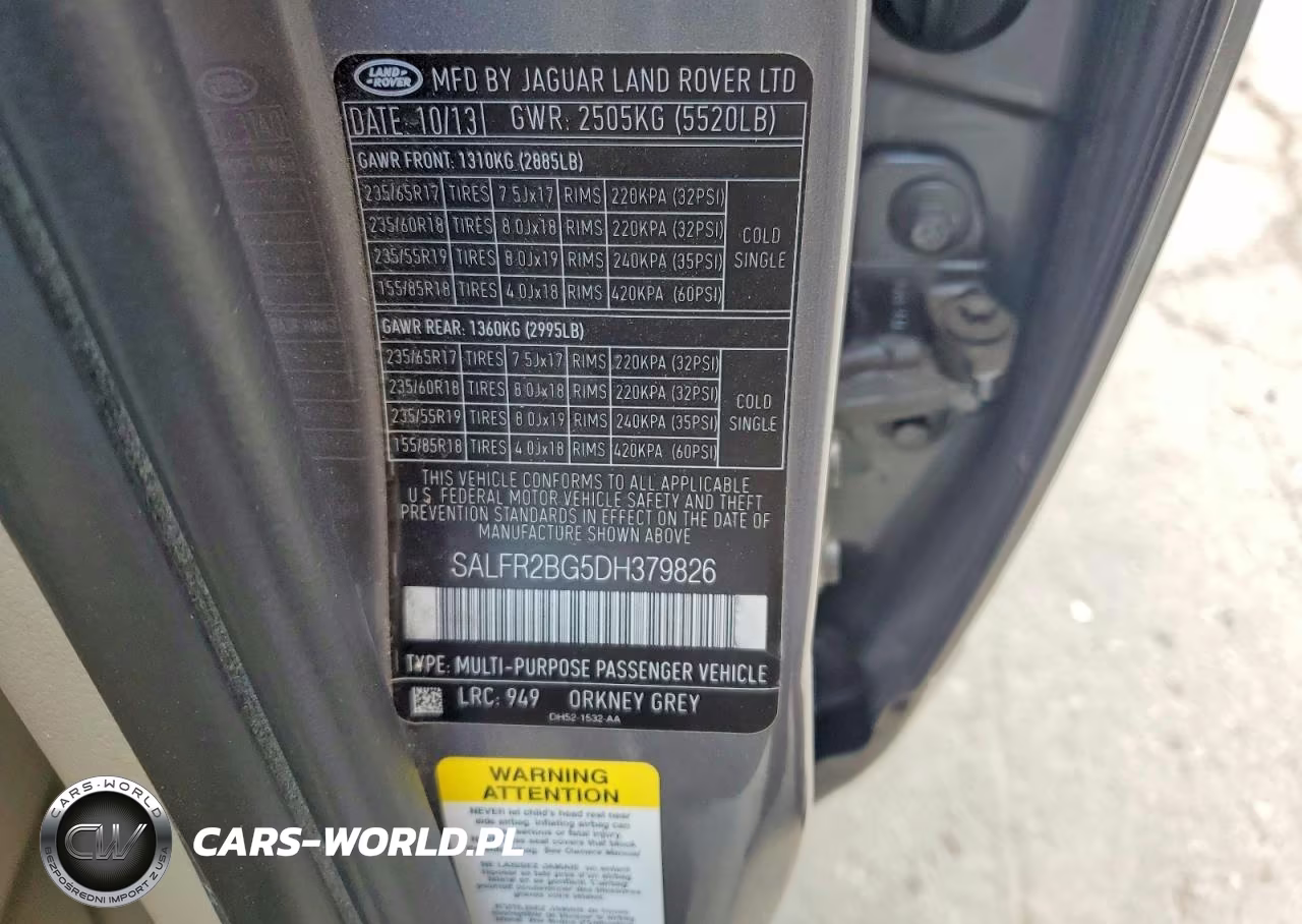 2013 Land Rover Lr2 Hse VIN:SALFR2BG5DH379826 - 13