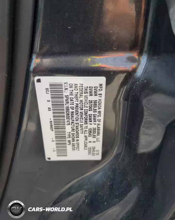 2003 Honda Odyssey Ex VIN:5FNRL18653B087476 - 13