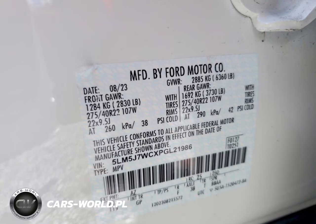 2023 Lincoln Aviator Reserve VIN:5LM5J7WCXPGL21986 - 13