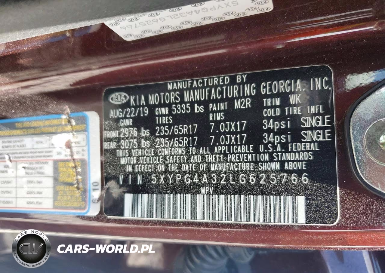 2020 Kia Sorento Lx VIN:5XYPG4A32LG625766 - 13