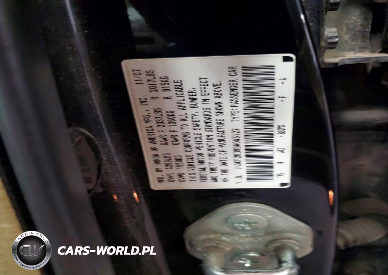 2008 Honda Accord Lx VIN:1HGCP26398A045127 - 12