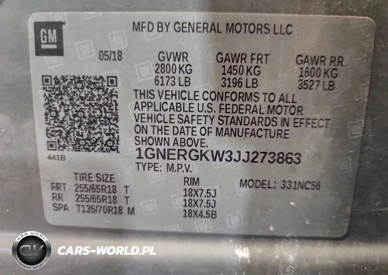 2018 Chevrolet Traverse Lt VIN:1GNERGKW3JJ273863 - 13