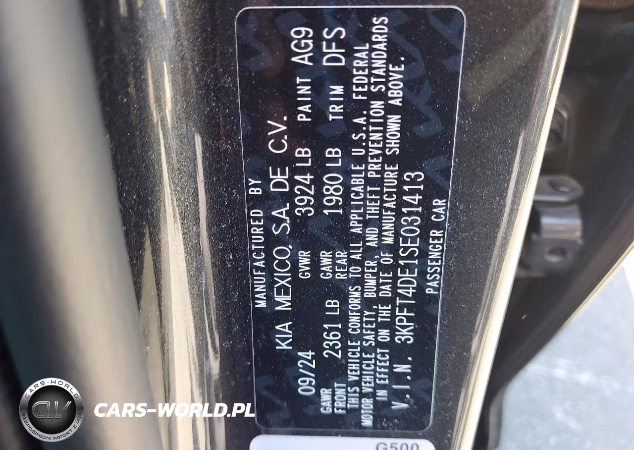 2025 Kia K4 Lx VIN:3KPFT4DE1SE031413 - 13