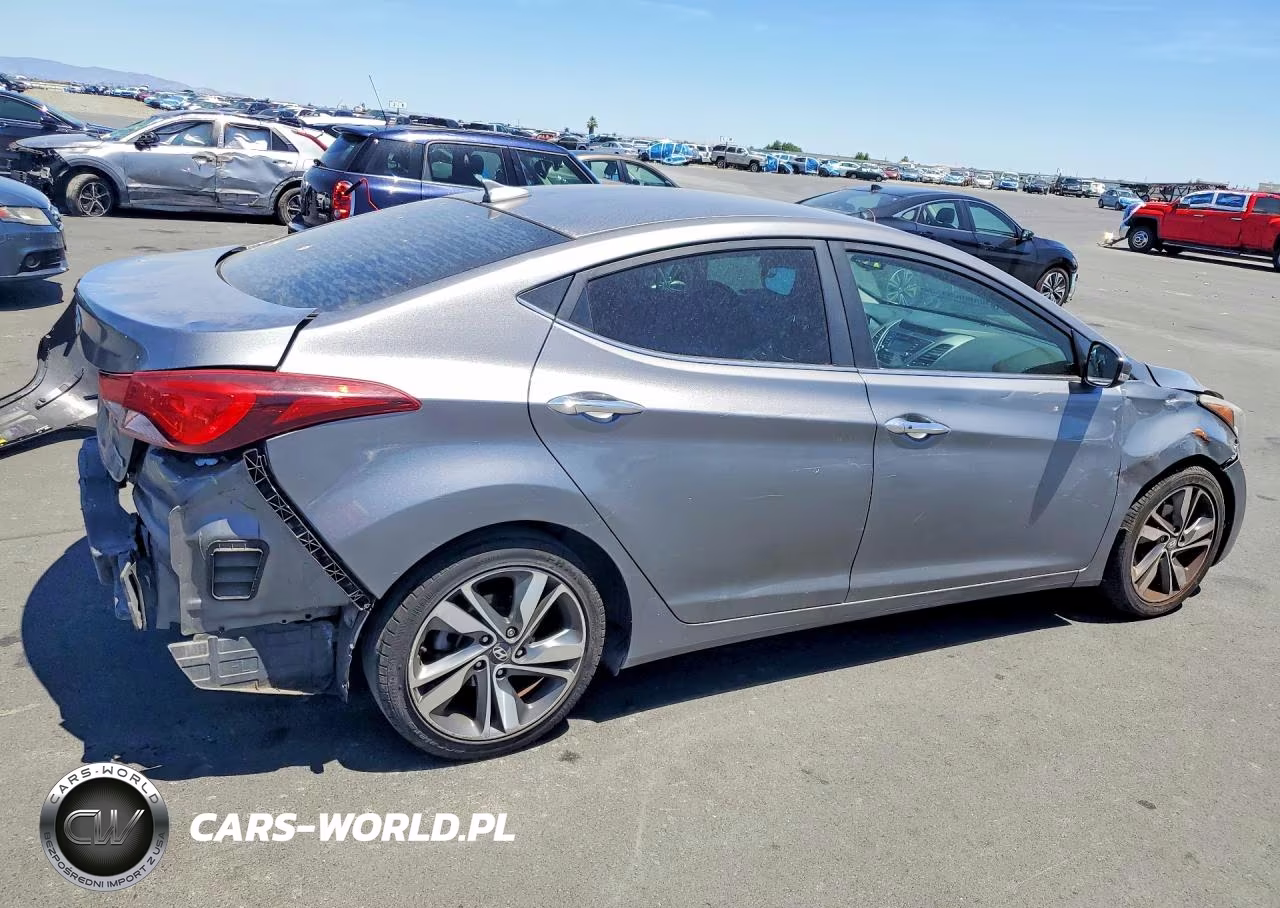 2016 Hyundai Elantra Limited VIN:KMHDH4AE2GU593628 - 3