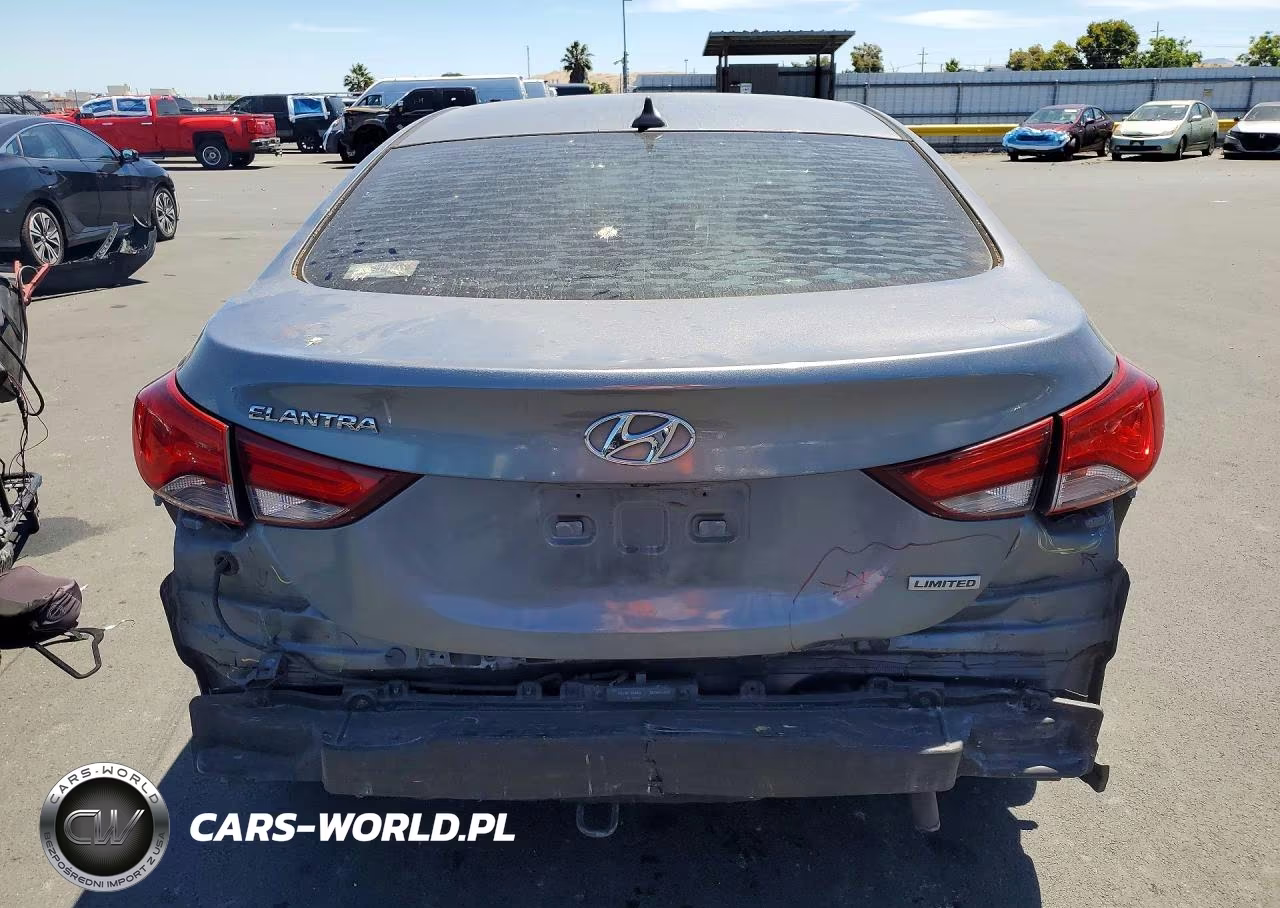 2016 Hyundai Elantra Limited VIN:KMHDH4AE2GU593628 - 6